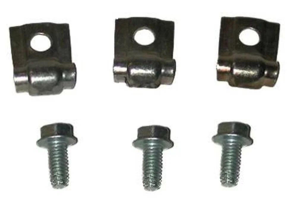 Fits 1958 - 1964 Chevrolet Full Size Long Gas Line Clip and Bolt Set GLC400
